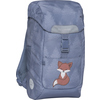 Kindergartenrucksack in Blau mit Fuchs-Motiv und gepolstertem Tragekomfort.
