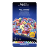 STAEDTLER® Aquarellstift Mars® Lumograph® colour aquarell 104 Metalletui *12 St./Pack.* Produktbild pa_produktabbildung_1 S