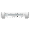 Thermometer zur Temperaturmessung im Kühl- und Tiefkühlbereich mit Celsius- und Fahrenheit-Skala.
