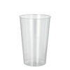 Durchsichtiger Trinkbecher mit 300 ml Fassungsvermögen in aufrechter Position.