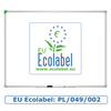 Weißes Whiteboard mit EU Ecolabel und Rahmen, für Beschriftung geeignet, 120 x 90 cm.