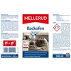 Mellerud Backofenreiniger in einer 500 ml Flasche mit Anwendungshinweisen und Inhaltsstoffen.
