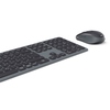 Kabelloses Tastatur-Maus-Set in schwarz, präsentiert im Anwendungsbeispiel.
