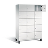 C+P Schließfachschrank Cambio 1.200 x 1.980 x 525 mm (B x H x T) 15 Fächer lichtgrau lichtgrau Produktbild pa_produktabbildung_2 S