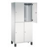 C+P Kleiderspind Cambio 800 x 1.980 x 525 mm (B x H x T) lichtgrau lichtgrau Produktbild pa_produktabbildung_2 S