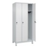 C+P Kleiderspind Classic PLUS mit Standfuß 900 x 1.950 x 500 mm (B x H x T) lichtgrau rubinrot Produktbild pa_produktabbildung_2 S