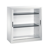 C+P Rollladenschrank Omnispace 1.000 x 1.030 x 420 mm (B x H x T) 2 Ordnerhöhen lichtgrau Produktbild pa_produktabbildung_3 S