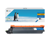 Schwarzer Toner compatibel mit Brother TN-248XLBK neben einer Verpackung mit Pinguinen.