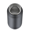 Thermobecher in graphitgrau mit offener Trinköffnung und unzerbrechlicher Oberfläche.