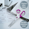 Leitz Universalschere WOW asymmetrisch, Langauge 205 mm violett Produktbild pa_ohnedeko_2 S
