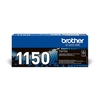 Schwarze Verpackung des Brother Toners TN-1150 mit blauer und schwarzer Gestaltung.