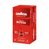 Packung mit 30 Lavazza Espressokapseln Qualità Rossa in roter Box.