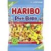 Bunte Tüte mit vegetarischen Fruchtgummi-Konfekten in verschiedenen Geschmacksrichtungen.