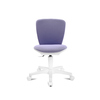 Drehstuhl für Kinder in Flieder mit ergonomischer Sitzfläche und verstellbarer Rückenlehne.