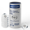 Sechser-Pack transparente Design-Magnete in einer runden Verpackung.
