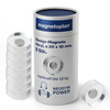 Transparente Design-Magnete in einer Verpackung, acht Stück, Durchmesser 20 mm, Höhe 10 mm.