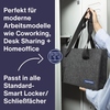 magnetoplan® Aufbewahrungstasche Desk Sharing & Hot Desking anthrazit Produktbild pa_ohnedeko_2 S