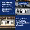 Praktische Magnetleiste zur Befestigung von Notizen und Werkzeug in verschiedenen Umgebungen.