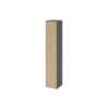 Hammerbacher Schließfachschrank 400 x 2.156 x 420 mm (B x H x T) 6 Fächer eiche graphit Produktbild pa_produktabbildung_1 S