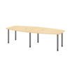 Hammerbacher Konferenztisch KT28C Stahl ahorn graphit Produktbild pa_produktabbildung_1 S