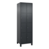 C+P Schließfachschrank Evolo PLUS mit Standfuß 8 Fächer schwarzgrau schwarzgrau Produktbild pa_produktabbildung_1 S