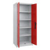 C+P Flügeltürenschrank Acurado 800 x 1.950 x 600 mm (B x H x T) verkehrsrot Produktbild pa_produktabbildung_2 S