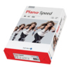 Plano®Speed Kopierpapier A4, 80 g/m², 500 Blatt in einer Verpackung mit abgebildeten Sportlern.