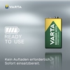 Varta Recharge Accu Power E-Block 200 mAh Akku mit Hinweis auf sofortige Einsatzbereitschaft.