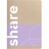 share Notizheft DIN A6 kariert pastellviolet Produktbild pa_produktabbildung_1 S