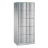 C+P Schließfachschrank Resisto 772 x 1.950 x 540 mm (B x H x T) 10 Fächer weißaluminium Produktbild pa_produktabbildung_1 S