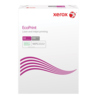 Eine Packung Xerox EcoPrint A4 Kopierpapier mit 500 Blatt in einer weißen Verpackung.