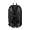 Schulrucksack in reduzierter, schwarzer Design mit verstellbaren Tragegurten und Rückenpolsterung.