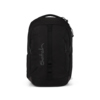 Schwarzer Satch Schulrucksack con:next Urban Black mit sportlichem Design und mehreren Fächern.