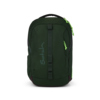 Satch Schulrucksack in Urban Green mit sportlichem Design und seitlichen Reißverschlüssen.