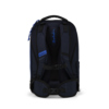 Schulrucksack in Dunkelblau mit sportlichem Design und gepolsterten Rückenriemen.