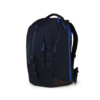 Satch Schulrucksack con:next in Urban Dark Blue, Seitenansicht mit sportlichem Design.