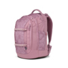 Satch Schulrucksack pack Magnolia Dream in rosa mit floralen Mustern, seitliche Ansicht.