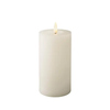 LED-Kerze in Wachs-Design, 7 x 15 cm, mit flackerndem Licht und Timer-Funktion.