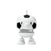 Dekorationsfigur in Form eines Fußballspielers mit einem Springmechanismus.