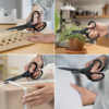 Leitz Universalschere Titan Anti-Haft asymmetrisch, gerade, Langauge Länge 180 mm Produktbild pa_ohnedeko_1 S