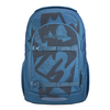 Blauer COOCAZOO Schulrucksack EVERY mit grafischem Muster und verstellbaren Trägern.