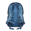 Schulrucksack COOCAZOO EVERY Graffiti Groove in Blau, Rückansicht mit gepolstertem Rückensystem.