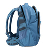 Schulrucksack COOCAZOO EVERY Graffiti Groove in seitlicher Ansicht mit ergonomischem Design.