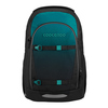 Schulrucksack in Teal mit minimalistischer Optik und verstellbaren Trageriemen.