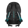 Schulrucksack COOCAZOO EVERY in Teal Shadows, Ansicht von hinten mit Tragegurten und Rückenpolster.