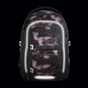 Schulrucksack PORTER von COOCAZOO in Pink mit reflektierenden Elementen und Kompressionsriemen.
