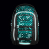 Schulrucksack COOCAZOO PORTER Pixel Blox mit reflektierenden Streifen und ergonomischem Design.