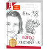 Produktbild eines Zeichenbuchs mit Titel und Illustrationen zu verschiedenen Zeichenmotiven.