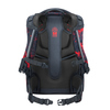 Ergonomischer Schulrucksack MATE von COOCAZOO in Broken Black, Rückansicht mit Tragesystem.