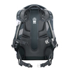 Schulrucksack COOCAZOO MATE in Dark Race, Rückansicht mit ergonomischen Trageriemen und Polsterung.